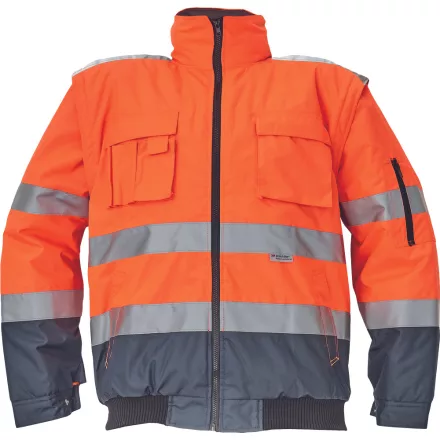 CLOVELLY PILOT dzseki HV narancs/navy2XL