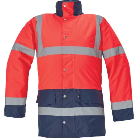 SEFTON kabát HV piros/navy XS