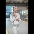 MONTROSE LADY kabát fehér/szürke 46