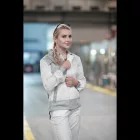 MONTROSE LADY kabát fehér/szürke 48
