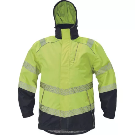 KNOXFIELD PROFI HV kabát sárga 5XL