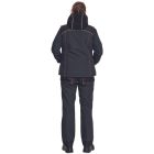 KNOXFIELD LADY bélelt antracit/piros XL