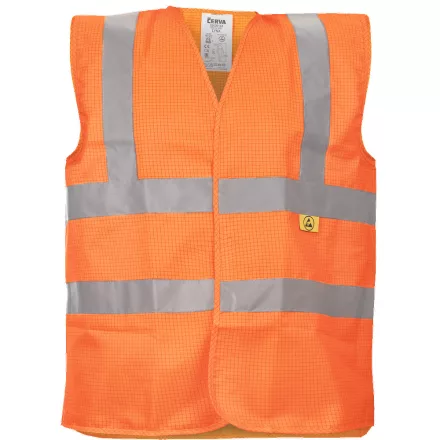 LYNX ESD mellény HV narancssárga 3XL