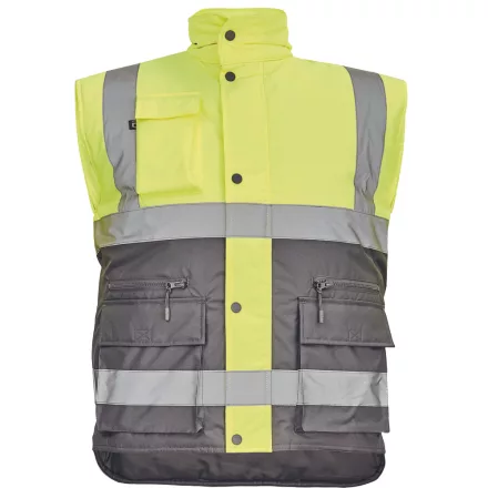 HELLIN HV mellény sárga/szürke 3XL
