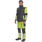 MAX VIVO mellény fekete/sárga 4XL