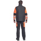 MAX VIVO mellény fekete/narancssárga 4XL