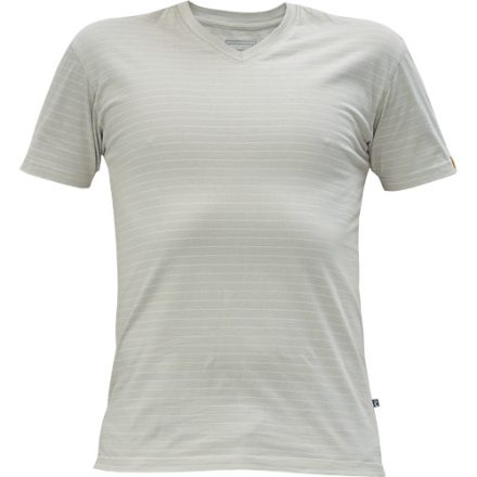 Logózott V-nyakú póló NOYO ESD