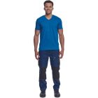 Logózott V-nyakú póló NOYO ESD