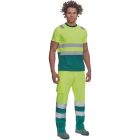 Logózott póló MONZON Hi-Vis