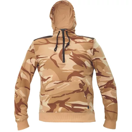 Logózott pulóver CRAMBE HOODIE