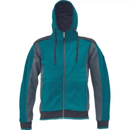 Logózott kapucnis kardigán DAYBORO