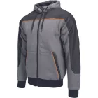 Logózott kapucnis kardigán CREMORNE