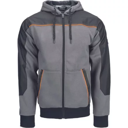 Logózott kapucnis kardigán CREMORNE