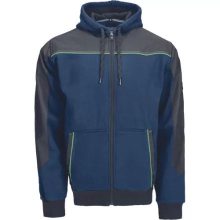 Logózott kapucnis kardigán CREMORNE