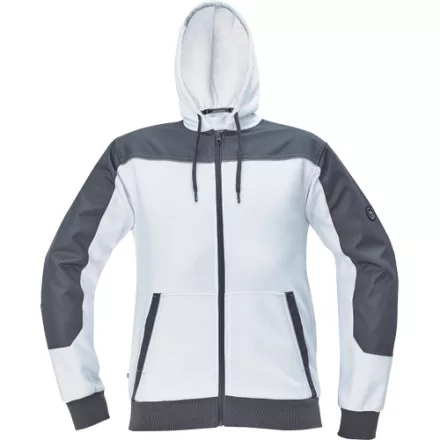 Logózott kapucnis kardigán CREMORNE