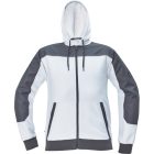 Logózott kapucnis kardigán CREMORNE