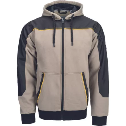 Logózott kapucnis kardigán CREMORNE