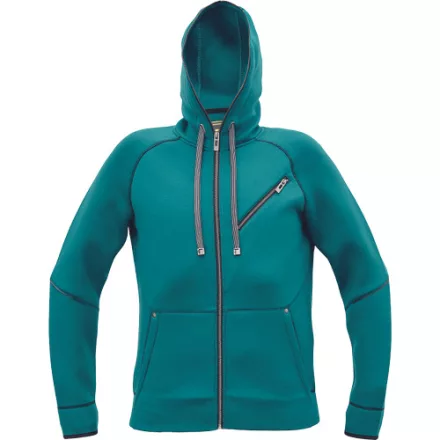 Logózott kapucnis kardigán NEURUM