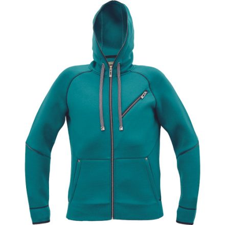 Logózott kapucnis kardigán NEURUM