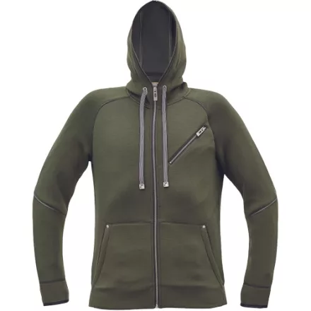 Logózott kapucnis kardigán NEURUM