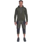 Logózott kapucnis kardigán NEURUM