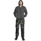 Logózott kapucnis kardigán SHELDON