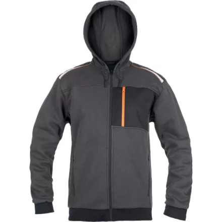 Logózott kapucnis pulóver EMERTON STR