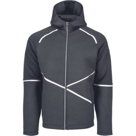 Logózott kapucnis kardigán L-SURE CRAIG