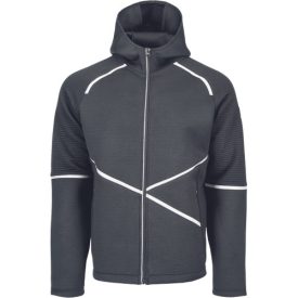 Logózott kapucnis kardigán L-SURE CRAIG