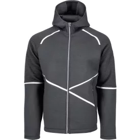 Logózott kapucnis kardigán L-SURE CRAIG