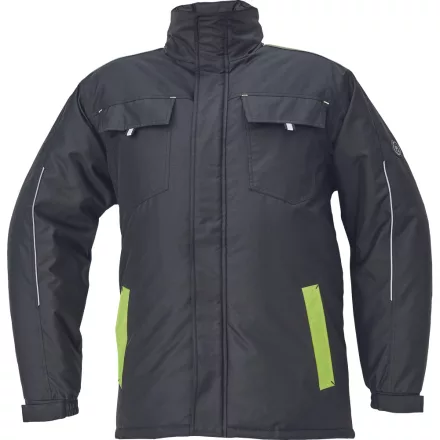 MAX VIVO télikabát fekete/sárga 4XL