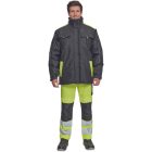 MAX VIVO télikabát fekete/sárga 4XL