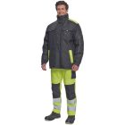 MAX VIVO télikabát fekete/sárga 4XL