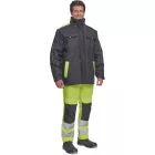 MAX VIVO télikabát fekete/sárga 4XL