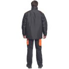 MAX VIVO télikabát fekete/narancssárga S