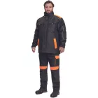 MAX VIVO télikabát fekete/narancssárga L