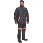 MAX VIVO télikabát fekete/narancssárga L