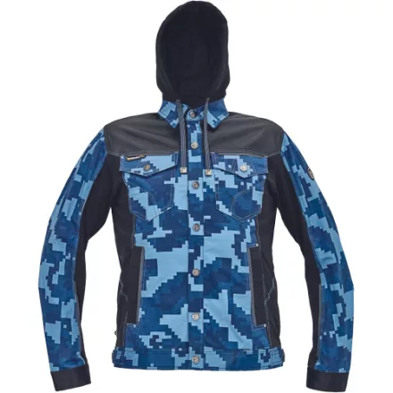 NEURUM CAMOU kapucnis dzseki navy 58
