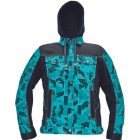 NEURUM CAMOU kapucnis dzseki petrol 48