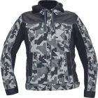 NEURUM CAMOU kapucnis dzseki antracit 64