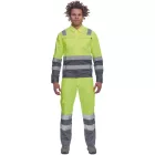 VALENCIA HV kabát sárga/navy 48