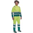 VALENCIA HV kabát sárga/zöld 62