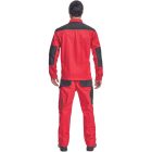 FF HANS kabát piros/antracit 54