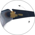 FINNEY AF, AS védőszemüveg füstszínű