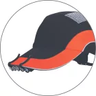 JSP HARDCAP A1+ 7cm sapka narancs