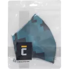 NEURU CAMOU face mask petrol kék -