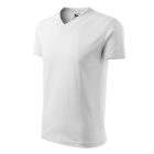 Logózott unisex póló V-neck
