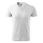 Logózott unisex póló V-neck