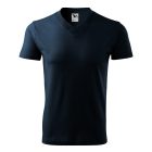 Logózott unisex póló V-neck