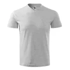 Logózott unisex póló V-neck